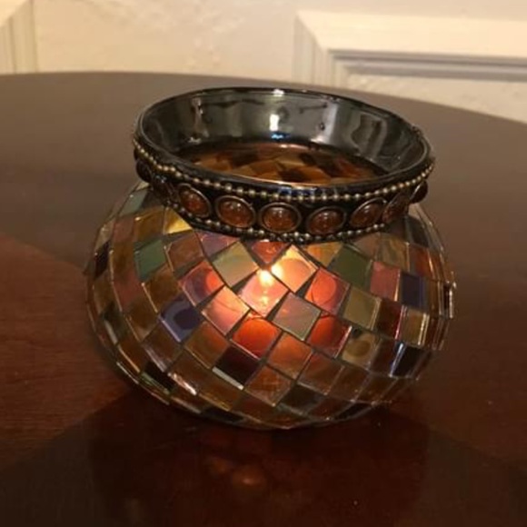 PartyLite Other - PartyLite Global Fushion Mosaic Tealight Holder